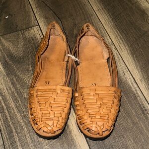 Women’s Tan Leather Loafers